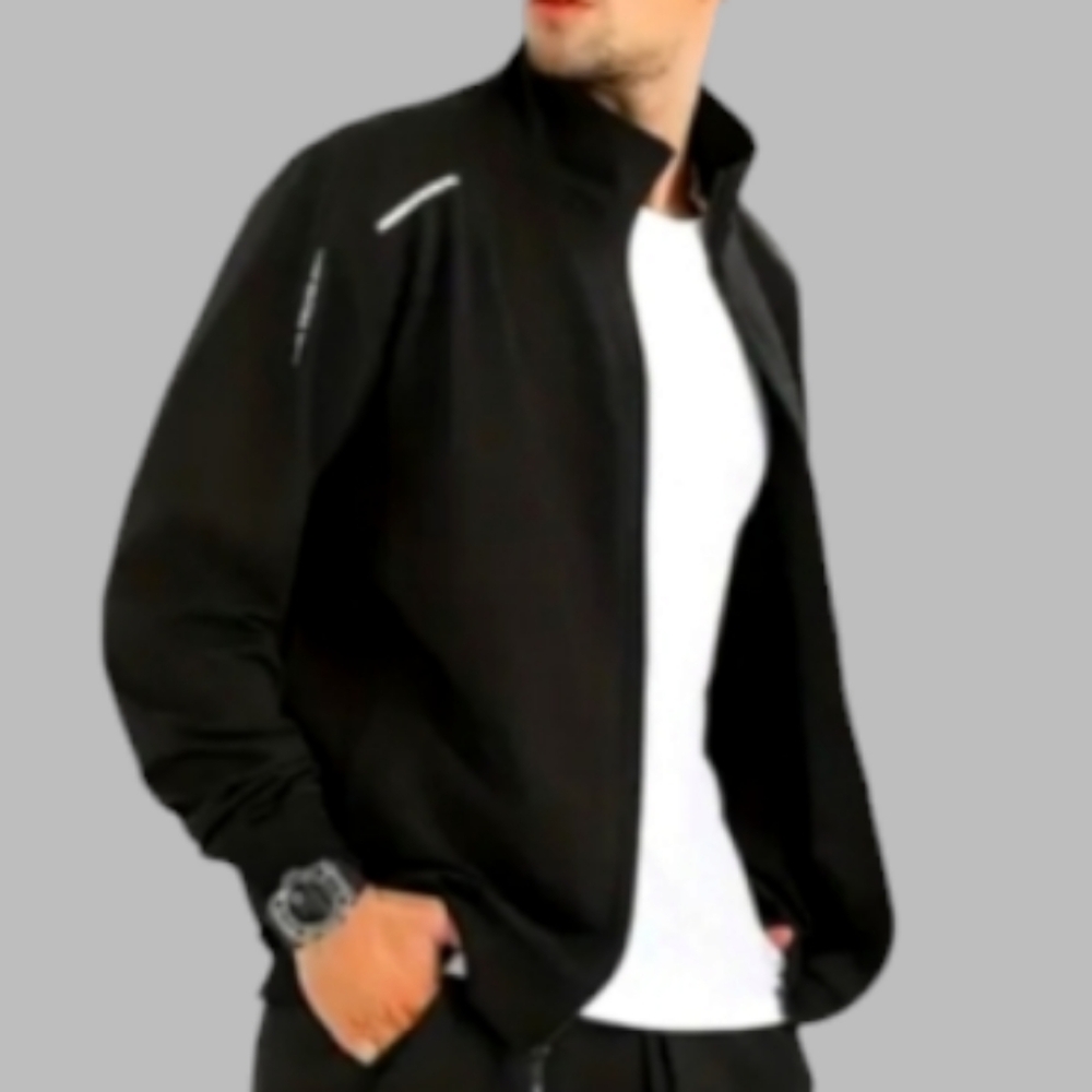 🛑BOGO FREE 🆕Men's Front Zip Jacket w/Drawstring Waist and Pocketed Jogger Pant